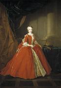 Louis de Silvestre Princesa Maria Amalia de Sajonia en traje polaco oil painting artist